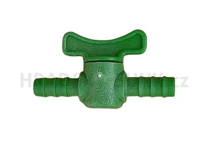 Plastový průtokový ventil 7 na hadičku o vnitřním průměru 7 mm