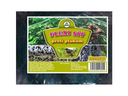 Síť proti ptákům ochranná 2x20m, flexi