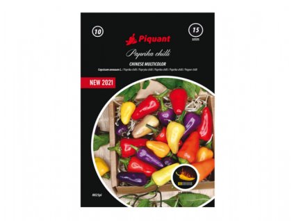 Paprička Chilli CHINESE MULTICOLR mix 30 000 SHU
