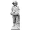 Betonová socha Chlapec s koťaty Art009