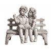 Betonová socha Děti s lavičkou A85