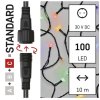 LED spojovací vánoční řetěz, 10 m, venkovní i vnitřní, multicolor D1AM0311