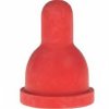 Dudlík pro jehňata a selata gumový krátký, červený