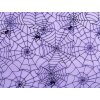 Organza haloween pavučina fialová 1m