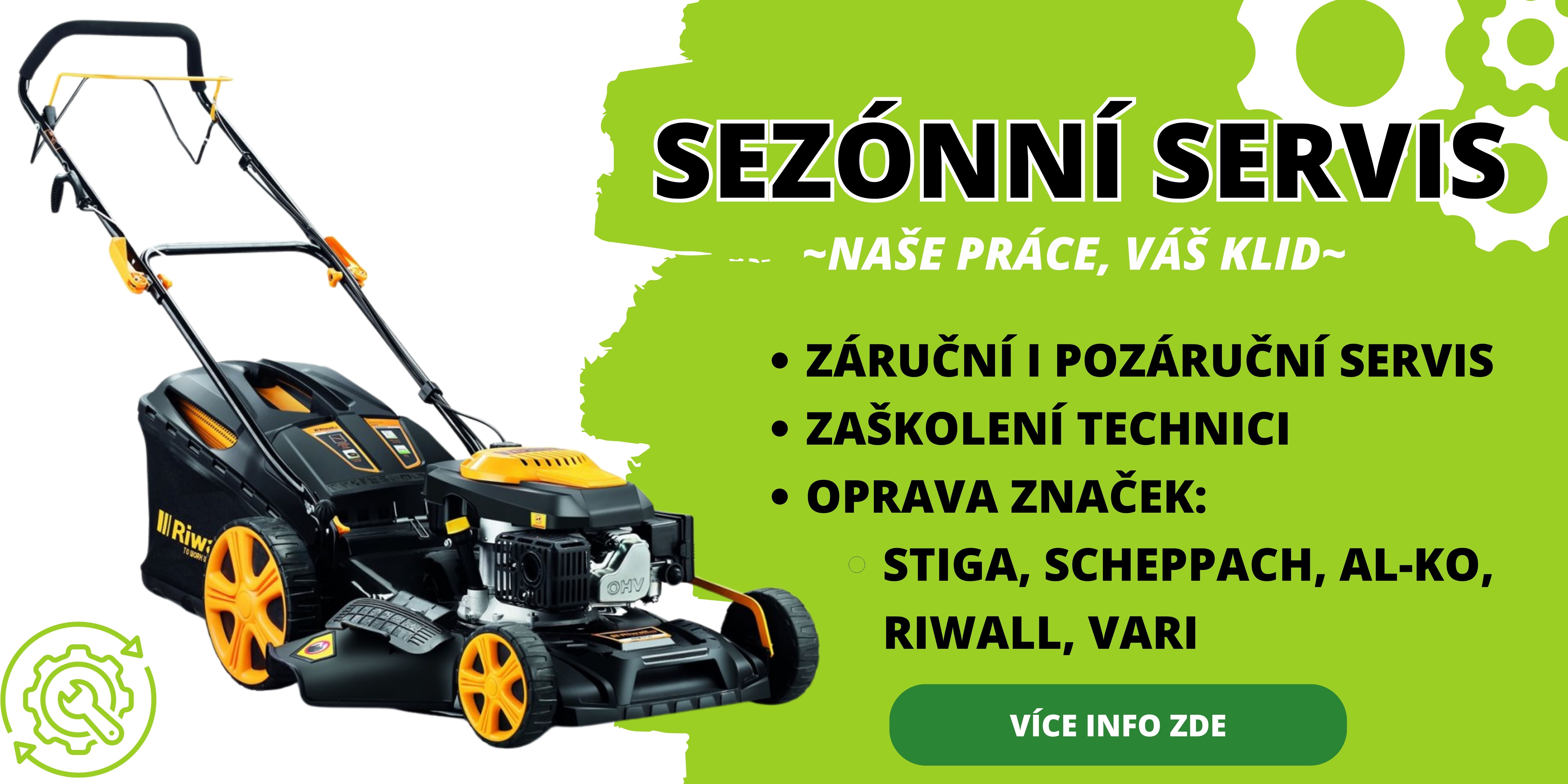 Servis zahradní techniky