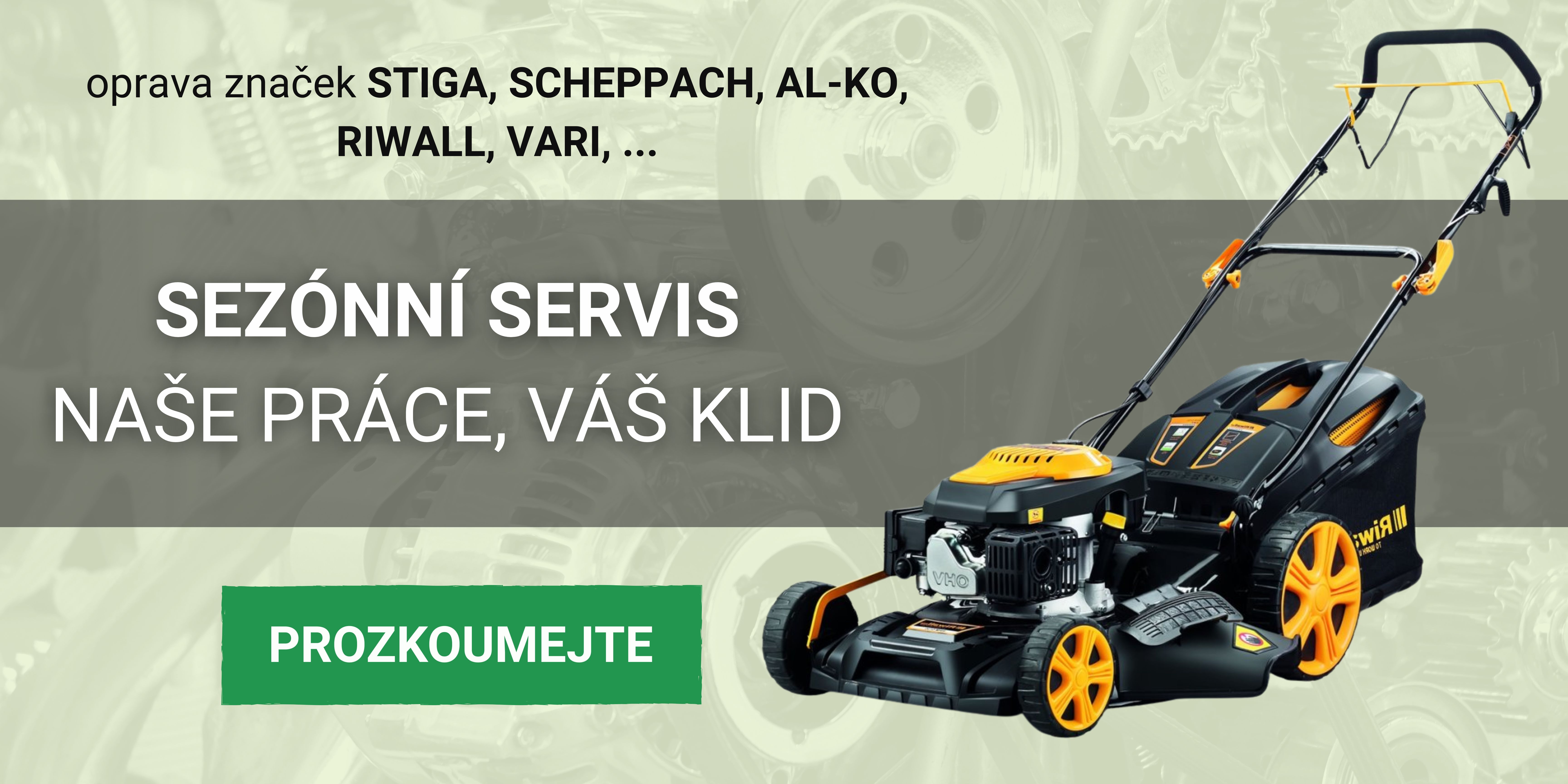 Servis zahradní techniky
