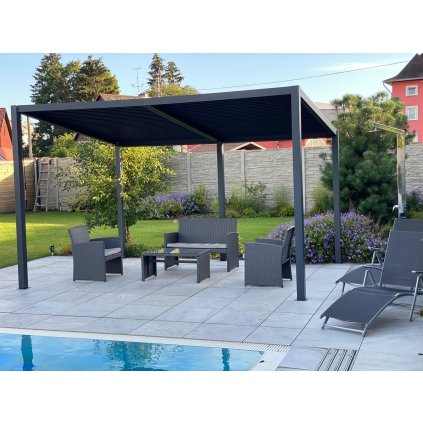 hliníková pergola LANITPLAST BIOCLIMATIC 43