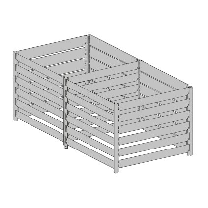 kompostér LANITPLAST KURT K1400 LG2647