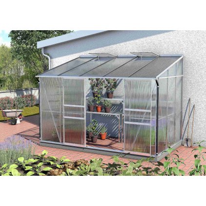 skleník VITAVIA IDA 6500 PC 6 mm stříbrný