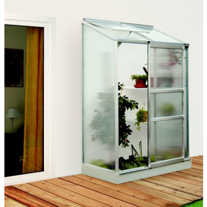 skleník VITAVIA IDA 900 PC 6 mm stříbrný
