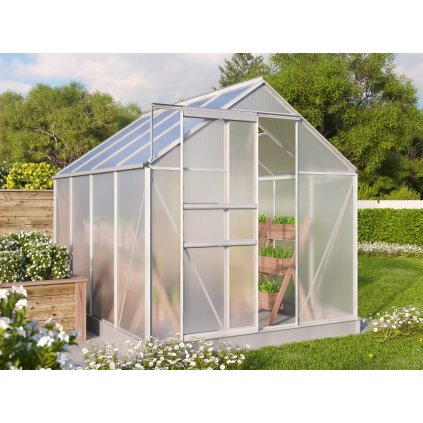 skleník VITAVIA TARGET 5000 PC 4 mm stříbrný