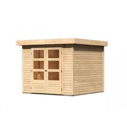 dřevěný domek KARIBU ASKOLA 3,5 (77715) natur LG3183