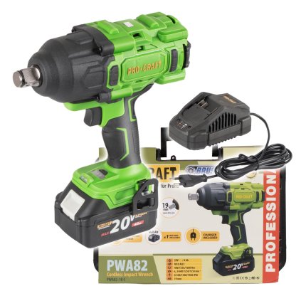 Aku rázový utahovák Procraft PWA82 1b | PWA82-1b-c