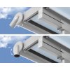 Sierra White Adjustable Gutters
