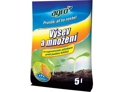 Substrát pro výsev a množení AGRO 5l EAN 8594005003187