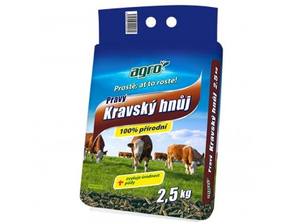 Agro organicke hnojivo kravsky hnuj 2,5 kg EAN 8594005009530