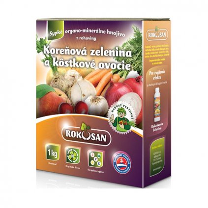 Rokosan Koreňová zelenina / Kôstkové ovocie - sypké organicko-minerálne hnojivo z rohoviny 1kg
