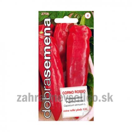 PAPRIKA ZEL.-CORNO ROSSO XXL ČERVENÁ DS