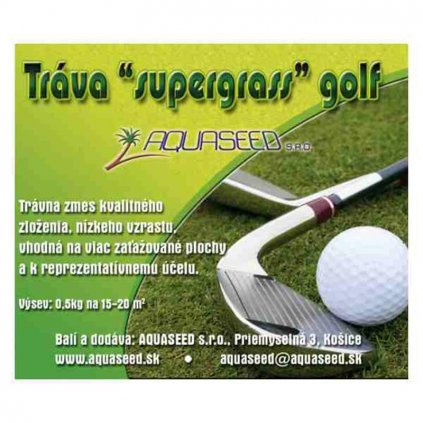 Tráva ´SUPERGRASS´ Golfová 1kg