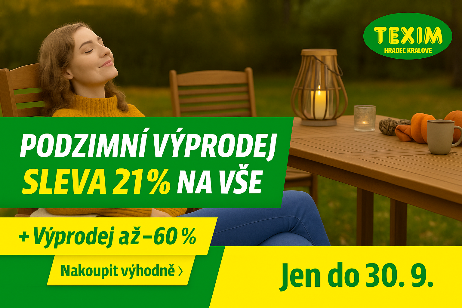 Zahradní nábytek výprodej