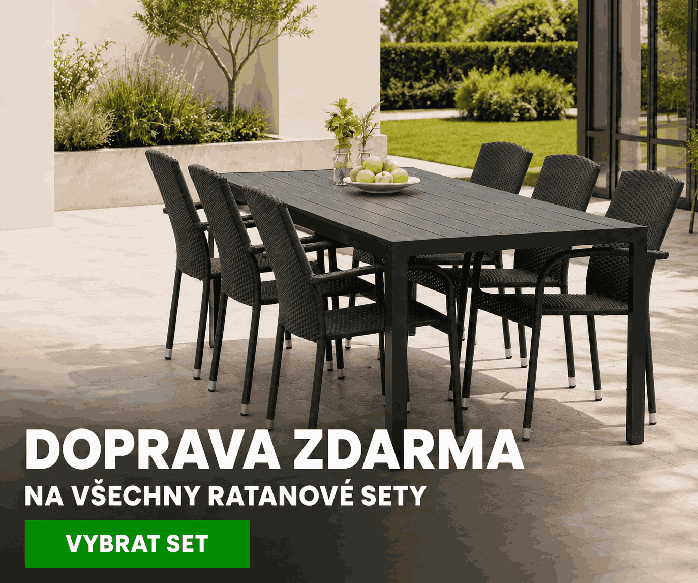 Doprava zdarma na ratanové sety