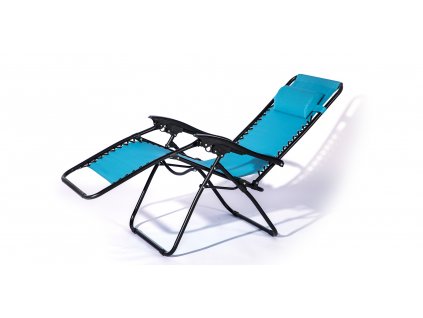 Křeslo relaxační Dallas modrá