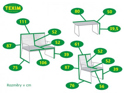 Lesja sofa set