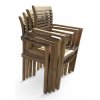 Stucking/New teakové stohovatelné křeslo