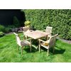 Square I. nábytek na zahradu teak 1+4