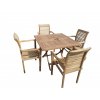 Square I. nábytek na zahradu teak 1+4