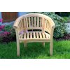 Zahradní teakové křeslo Banana/Peanut