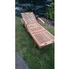 Zahradní polohovací lehátko Beauty teak