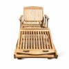 Zahradní polohovací lehátko Beauty teak (3)