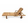 Zahradní polohovací lehátko Beauty teak (5)