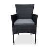 Zahradní křeslo BALI černé (2)