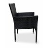 Zahradní křeslo BALI černé (5)