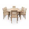 Faisal I. hranatý zahradní nábytek teak set 1+8 (4)