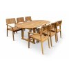 Zahradní dřevěný set - stůl VIET + křesla LUCY 1+6