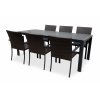 Zahradní jídelní set Viking XL + 6x židle WICKER PAT (3)