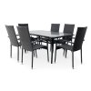 Zahradní jídelní set Klaudie + 6x židle PARIS (2)