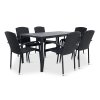 Nábytek na zahradu ratan stůl VIKING L + 6x židle ROMA (1)