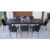 Jídelní set GRANDE LUNGO + 8x židle ROMA (7)