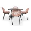 Zahradní nábytek stůl Wilder + 4x židle GABY růžová (3)