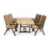 Zahradní nábytek Faisal II. teak set 1+6 (4)