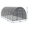 zahradni sklenik z polykarbonatu lexanu tunel 2,4m2
