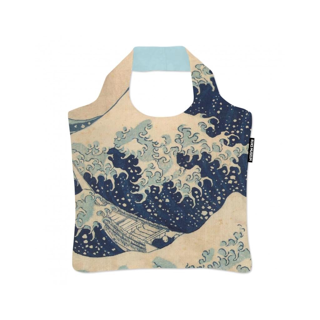 Taška se zipem ´ Velká vlna u Kanagawy´  Nákupní taška - Katsushiko Hokusai