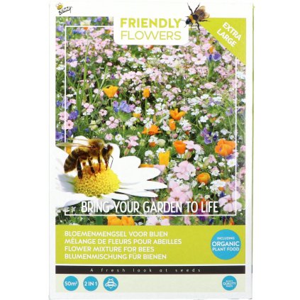 Buzzy® Friendly Flowers XL Bees 50m²