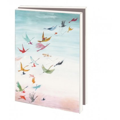 Přání s obálkami ´Barevní ptáci´ - 10 karet s obálkami  Set blahopřání s barevnými ptáky