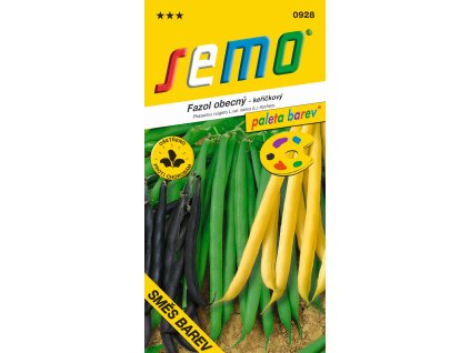 0928 fazol keříčkový SMĚS BAREV PALETA