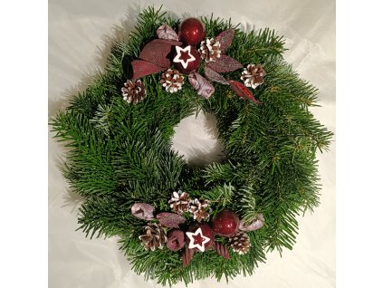 Věnec adventní zdobený Ø 25